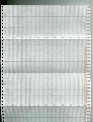 China Chart paper E906ANE for YOKOGAWA ur20000 Series 180mm x 20M Z-FOLD recording paper supplier