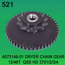 China A073149-01 DRYER CHAIN GEAR TEETH-12/46 FOR NORITSU HD qss3701/3702/3703/3704 minilab supplier