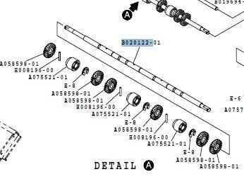 China B020122-01 / B020122 Noritsu QSS32 minilab roller used supplier