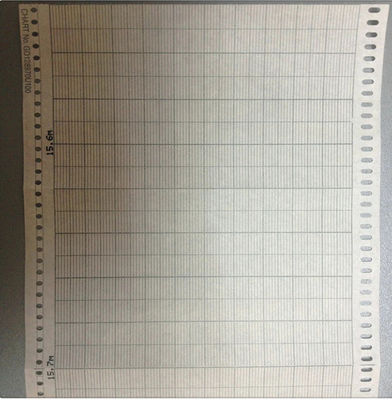 China Chart paper EA50002 for CHINO EA Series 250mm x 20M Z-FOLD recording paper supplier