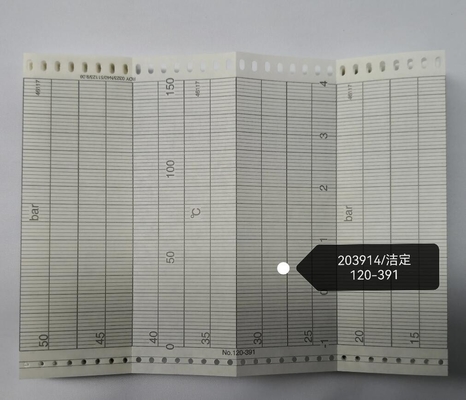 China For GETINGE STERILIZER HS66 Recorder Pressure and Temperature Recording Chart Paper 570011803 203914 supplier