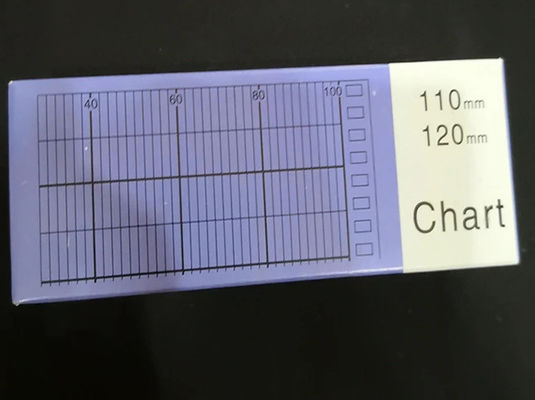 China Chart paper PR100L 9002F for ABB  PR100 120mm*16m Z-FOLD recording paper supplier