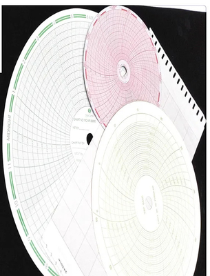 China Chart paper C402 for SON 24 hour 8 inches 203mm circular recording paper supplier