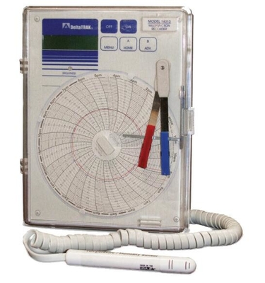 China DELTATRAK 14014 temperature and humidity  round chart recorder supplier