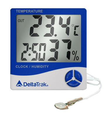 China DELTATRAK Thermometer - Jumbo Display Wall Mount Thermo - Hygrometer Model 13309 supplier