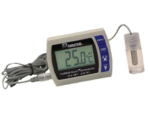 China DELTATRAK 12215 ALARM THERMOMETER REFRIGERATOR / FREEZER ALARM SINGLE SENSOR LCD supplier