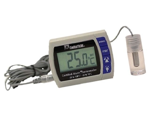 China DELTATRAK 12215 ALARM THERMOMETER REFRIGERATOR / FREEZER ALARM SINGLE SENSOR LCD supplier