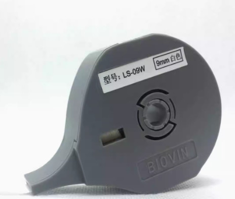 China LS-12W 12MM label tape sticker for Biovin S600 S650 S680 S690 S700 Electronic Lettering Machine, Cable ID Printer,Wire Marker supplier