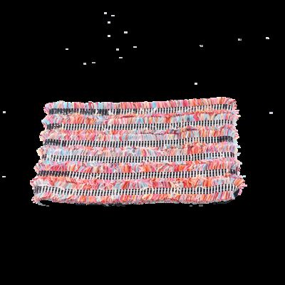 China CR-172 Travel Leather Case Custom Small Cosmetic Bag with Zipper Closure Fashion Style Pink Makeup Bag supplier