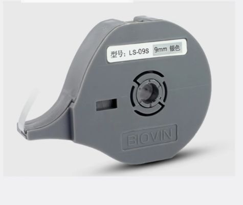 China LS-09S 9MM label tape sticker for Biovin S600 S650 S680 S690 S700 Electronic Lettering Machine, Cable ID Printer,Wire Marker supplier