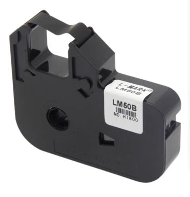 China LM50 black printer ribbon cassette for L MARK Electronic Lettering Machine supplier