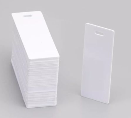 China 25mmx70mm PVC Single hole label HMK SR-2570P white supplier