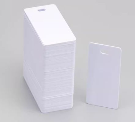 China 32mmx68mm PVC Single hole label HMK SR-3268P white supplier