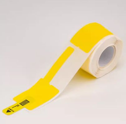 China GE-16Y 26mm*79mm Printing Label sticker yellow supplier