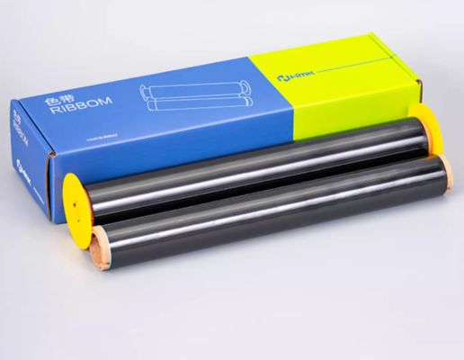 China Black Print label tape HMK 265mm*76m Sign Sticker Wide Format Logo supplier