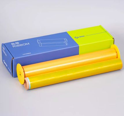 China Yellow Print label tape HMK SR-305Y 29cm*50m Sign Sticker Wide Format Logo supplier