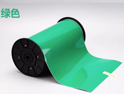 China Green Print label tape HMK BLK-260G 260mmx19m Sign Sticker Wide Format Logo supplier