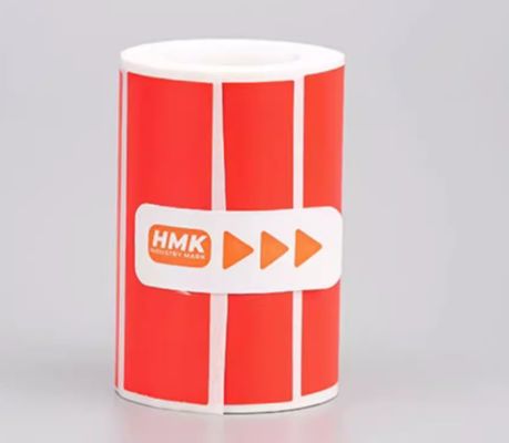 China Red Print label tape GE-7024R 70mm*24mm Sign Sticker supplier