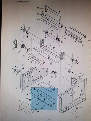 287071200 Konica Minilab Spare Part Board Used supplier