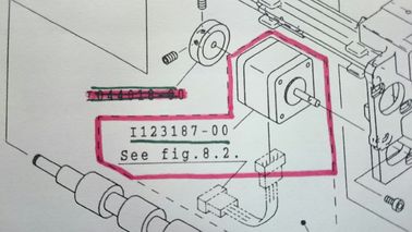 I123187 / I123187-00 Noritsu QSS3201/3202 minilab pulse motor used supplier