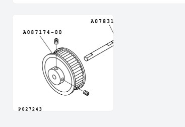A087174-00 A087174 gear for noritsu ls-1100 minilab film scaner One piece supplier