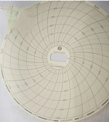 OMEGA SUPCO DELTATRAK PRESSURE RECORDER CHART PAPER 24H150PSI supplier