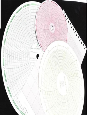 Chart paper 500P1225-107 for ABB fulscope ERC Series 12” circular 24 hour recording paper supplier