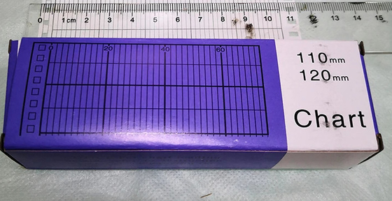 Chart paper GD200190 for CHESSELL/EUROTHERM 120mm*16M Z-FOLD recording paper supplier