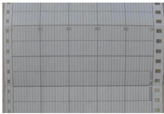 YOKOGAWA UR10000 436106 recorder Z-FOLD CHART PAPER B9565AW Original range0-100 supplier