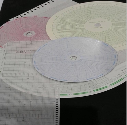 Chart paper OP849 for ABB recorder  24 hour circular recording paper supplier