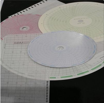 Chart paper W200-0-8 for COBEX 24 hour 8inches 203mm circular recording paper supplier
