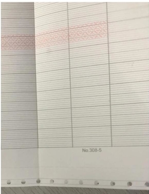 Chart paper 46182707-001 for HONEYWELL DPR3000,DPR250  Z-FOLD recording paper supplier