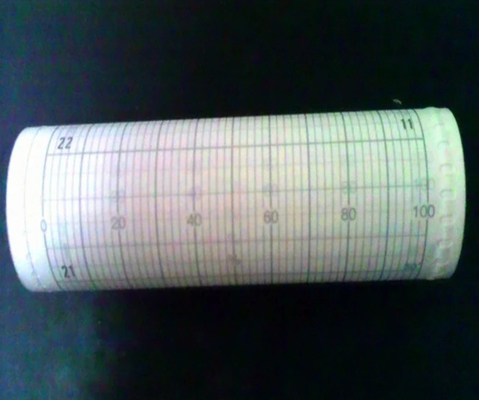 Chart paper 212A013Y30 for FISCHER &amp; PORTER 100mmx18m roll recording paper supplier