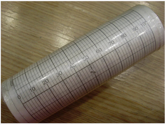 Chart paper 212A013Y30 for FISCHER &amp; PORTER 100mmx18m roll recording paper supplier