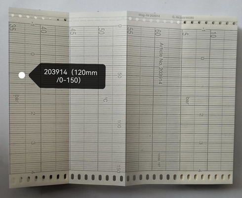 For GETINGE STERILIZER HS66 Recorder Pressure and Temperature Recording Chart Paper 570011803 203914 supplier