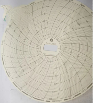 for supco recorder chart CR87P Circle chart paper 24H150PSI 24H500PSI supplier