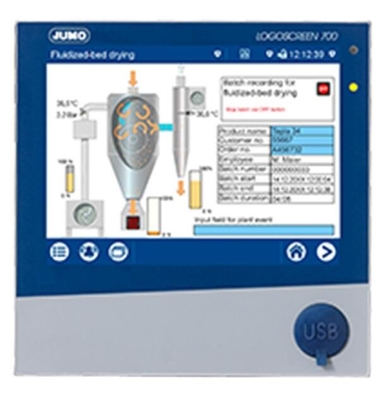 JUMO LOGOSCREEN706521 touch screen Paperless Recorder supplier