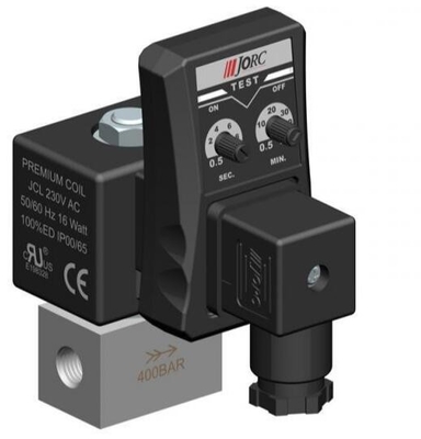 JORC MIC-HP400 (400bar) Ultra High Pressure Electronic Drain Valve Solenoid Valve supplier