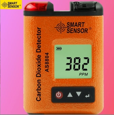 Original Smart Sensor AS8804 Mini Portable Clip-on Digital Carbon Dioxide Detector CO2 Gas Concentration Tester supplier