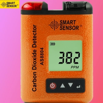 Hot Sale Original Smart Sensor AS8804 Mini Portable Clip-on Digital Carbon Dioxide Detector CO2 Gas Concentration Tester supplier