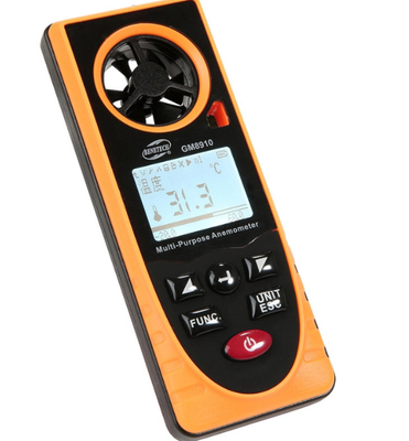 smart GM8910 Multifunctional anemometer eight in one wind speed, wind temperature, dew point, altitude, illumination supplier