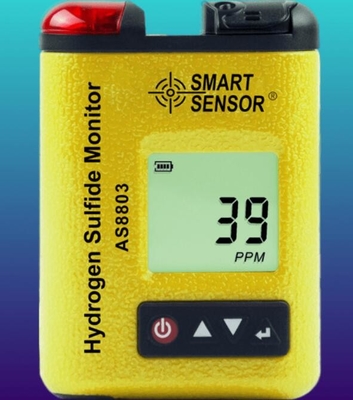 Smart Sensor Mini Portable Clip-on Digital Hydrogen Sulfide Monitor H2S Gas Concentration Detector Test H2S GasDetector supplier