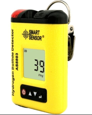 Smart Sensor Mini Portable Clip-on Digital Hydrogen Sulfide Monitor H2S Gas Concentration Detector Test H2S GasDetector supplier