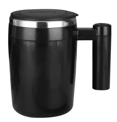 380ML Magnetic Charging Stainless Steel Electric Stirring Coffee Cup With Lid Water supplier