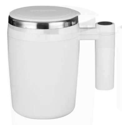 380ML Magnetic Charging Stainless Steel Electric Stirring Coffee Cup With Lid Water supplier