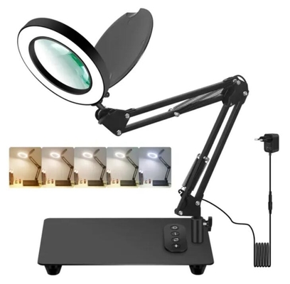 Desk LED Lamp Magnifier with Base Control Button supplier