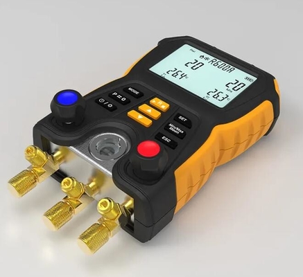 HTI HT-750 Digital Manifold Gauge HVAC Vacuum Pump 5cfm Refrigeration Tool Set Kit AC supplier
