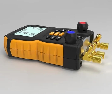 HTI HT-750 Digital Manifold Gauge HVAC Vacuum Pump 5cfm Refrigeration Tool Set Kit AC supplier