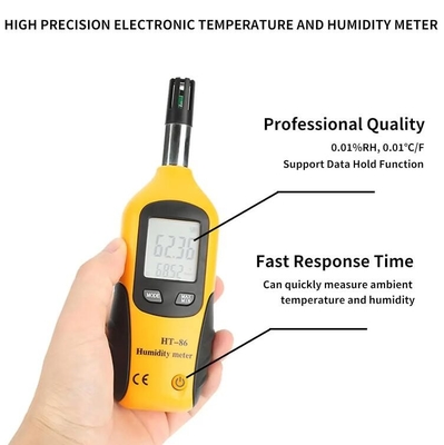 HTI HT-86 Portable Digital 2-in-1 Hygrometer and Temperature Meter Indoor/Outdoor Wet Bulb Dew Point Gauge Monitor supplier