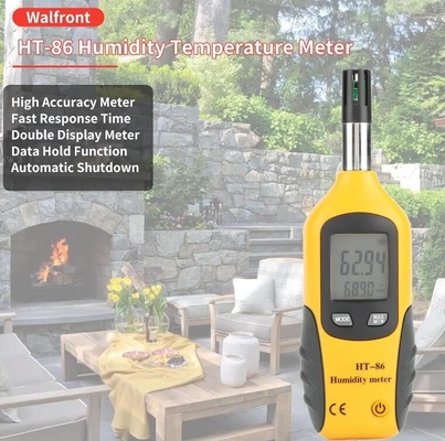 HTI HT-86 Portable Digital 2-in-1 Hygrometer and Temperature Meter Indoor/Outdoor Wet Bulb Dew Point Gauge Monitor supplier
